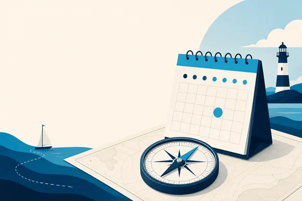 calendario y rumbo